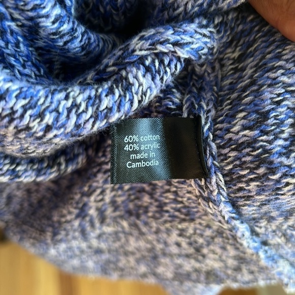 Lane Bryant open front marked over piece duster blue cardigan 10/12 - Picture 14 of 15